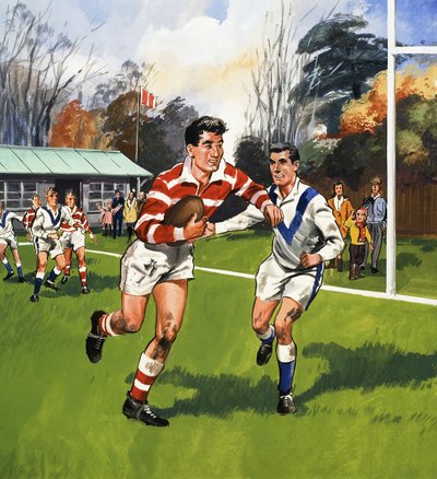 Rugby spillere af English School