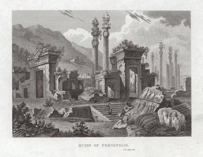 Ruinerne af Persepolis af English School