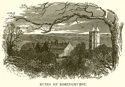 Ruinerne af Sissinghurst af English School