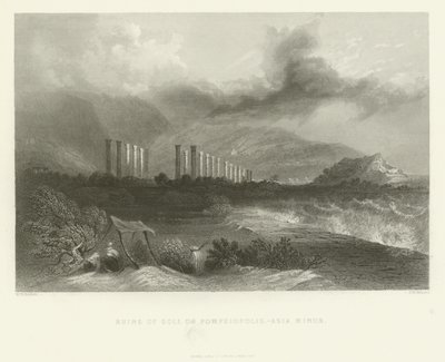 Ruinerne af Soli eller Pompeiopolis, Lilleasien, 1837 af English School