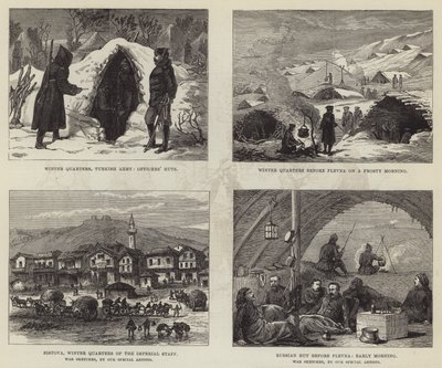 Russisk tyrkisk krig (gravering) af English School