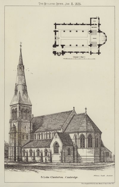 S Luke Chesterton, Cambridge (gravering) af English School