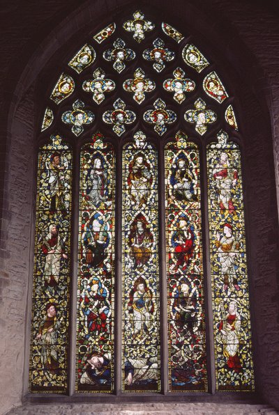 Saint Laurence vindue (farvet glas) af English School