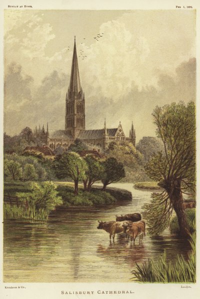 Salisbury Cathedral i Salisbury af English School