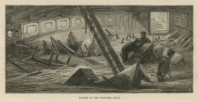 Saloon af SS Prinsesse Alice af English School