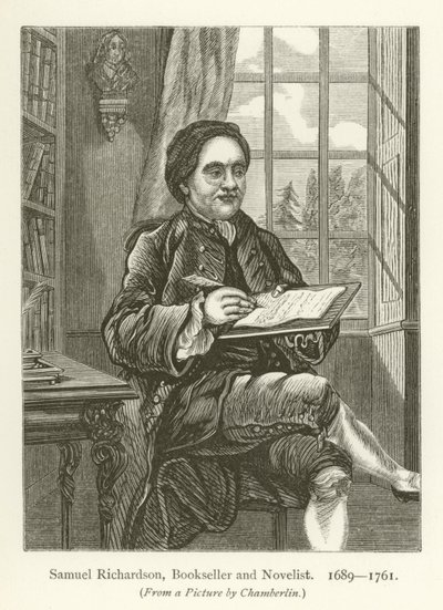 Samuel Richardson, boghandler og romanforfatter af English School