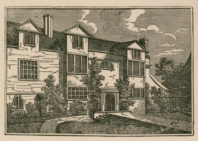 Samuel Richardsons hus ved Parsons Green, London af English School