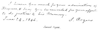 Samuel Rogers af English School