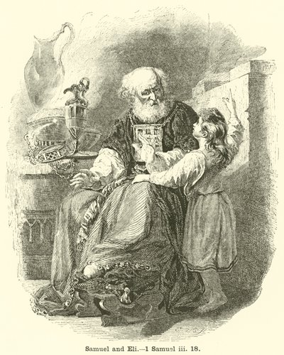 Samuel og Eli, 1 Samuel, iii, 18 af English School