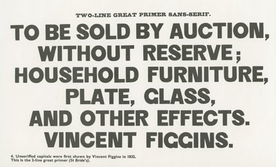 Sans serif plakat af English School