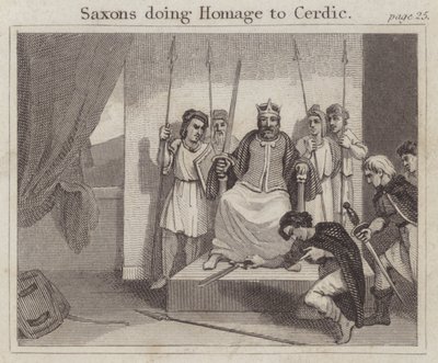 Saksere, der hyldes Cerdic af English School
