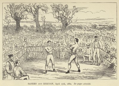 Sayers og Heenan, 17. april 1860 af English School