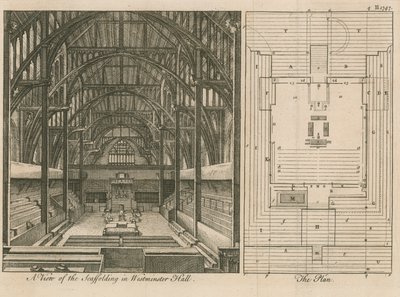 Stillads i Westminster Hall af English School