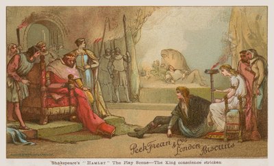 Scene fra Shakespeares Hamlet af English School