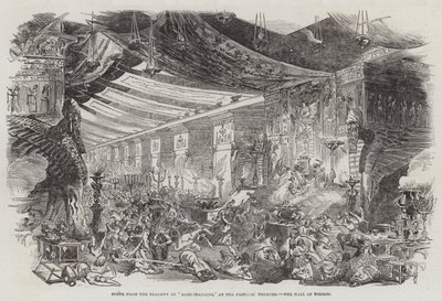 Scene fra tragedien om "Sardanapalus," på Princess
