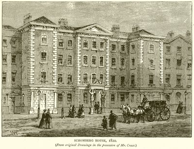 Schombergs hus, 1820 af English School