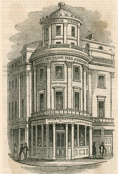 Scottish Union Insurance Company, The Strand, London af English School