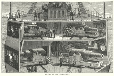 Udsnit af "Alexandra" (gravering) af English School