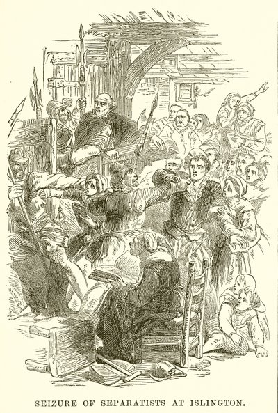 Beslaglæggelse af separatister i Islington af English School