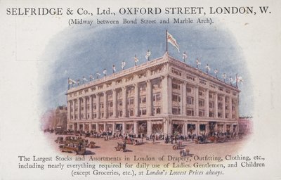 Selfridge and Company Limited, Oxford Street, London, West af English School