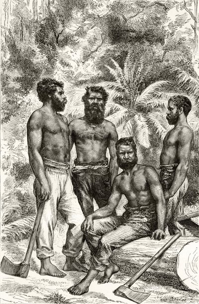 Semi-civiliserede victorianske aboriginer, fra 