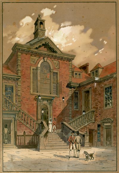Serjeants Inn, London af English School
