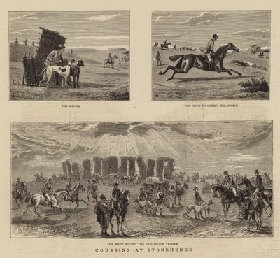 Serie von Jagdillustrationen von English School