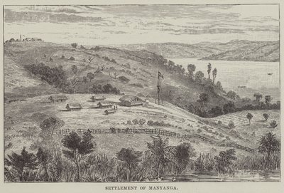 Settlement of Manyanga (gravering) af English School