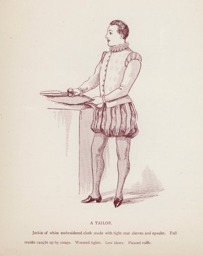 Shakespeares Taming of the Shrew: A Tailor (litho) af English School