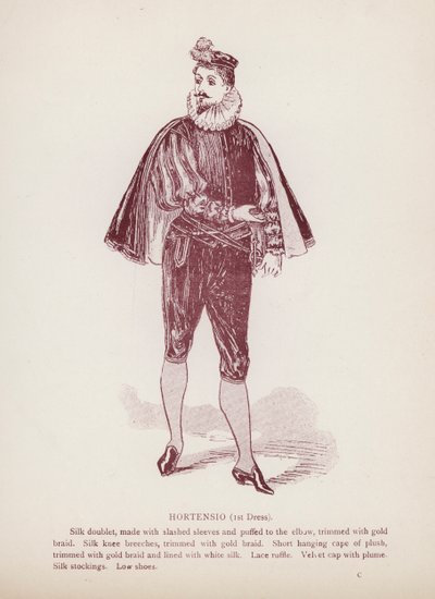 Shakespeares Taming of the Shrew: Hortensio af English School
