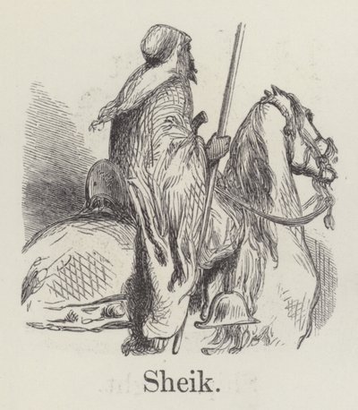 Scheich (Gravur) von English School