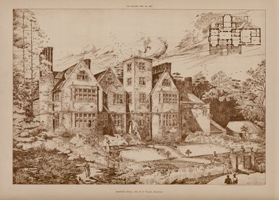 Shipton Hall (gravering) af English School