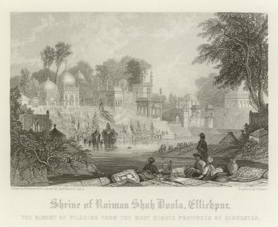 Raiman Shah Doolas helligdom, Ellichpur, Indien af English School