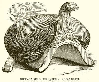 Side-sadel af dronning Elizabeth af English School
