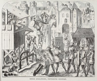 Belejringsoperationer, femtende århundrede af English School