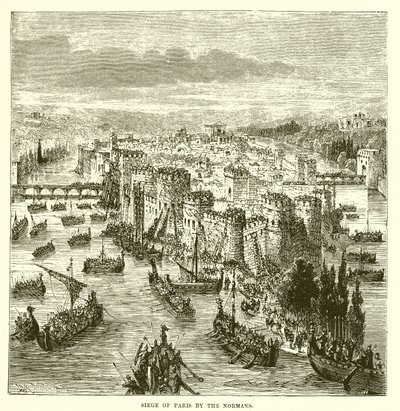 Normannernes belejring af Paris af English School