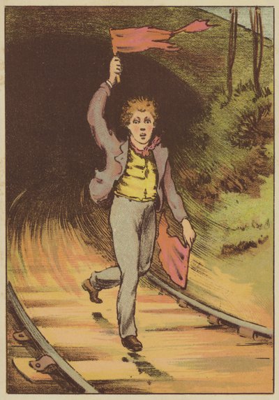 Signalekspres (farvet gravering) af English School