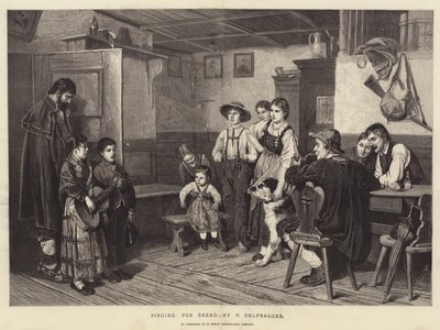 Singing for Bread (gravering) af English School