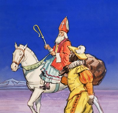 Sinter Klass - den hollandske julemand. af English School