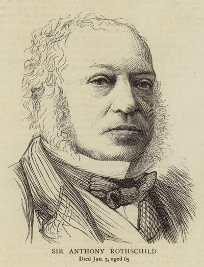 Sir Anthony Rothschild (gravering) af English School