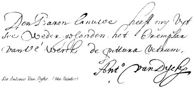 Sir Antonio Van Dyke, (maleren) af English School