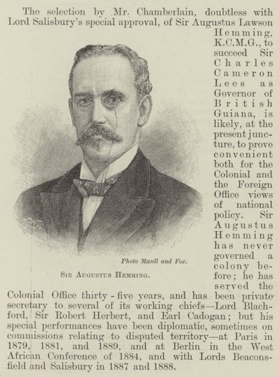 Sir Augustus Hemming (gravering) af English School