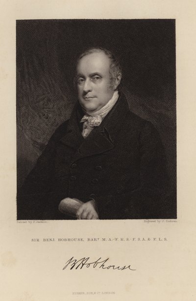 Sir Benjamin Hobhouse af English School