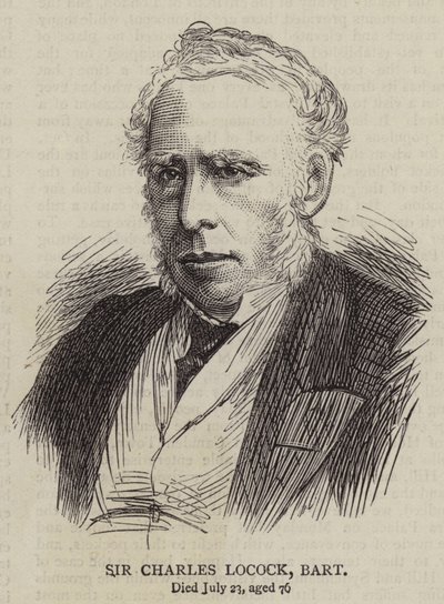 Sir Charles Locock, Baronet (gravering) af English School