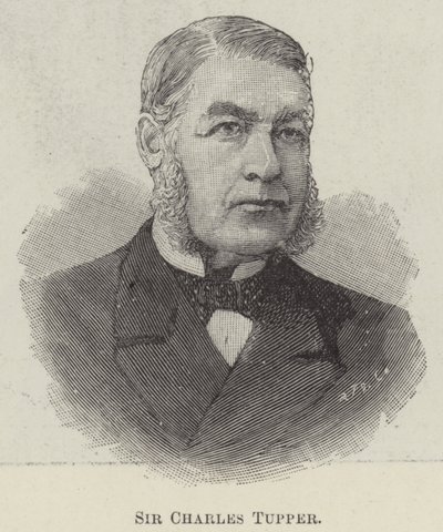 Sir Charles Tupper (gravering) af English School