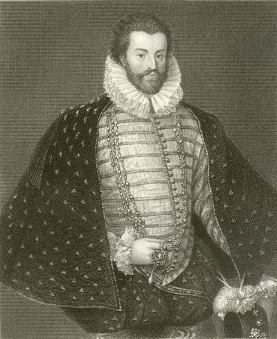Sir Christopher Hatton af English School