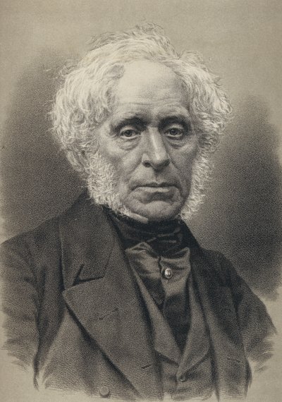 Sir David Brewster, portræt (stik) af English School
