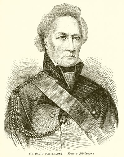 Sir David Ochterlony af English School