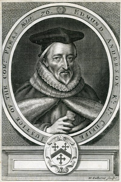 Sir Edmund Anderson (1530-1605) af English School