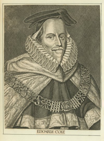 Sir Edward Coke af English School